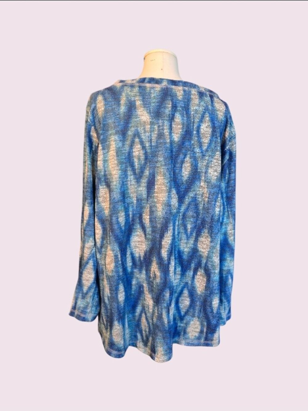 Ruby Rd ikat pattern tunic size 2X - Picture 2 of 8